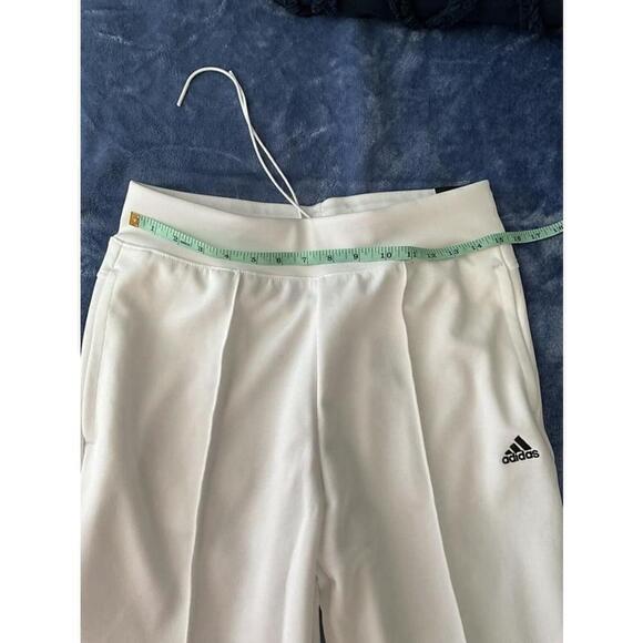 Adidas Women’s Drawstring Xpress Flare Leg Jogging Pants Regular Fit Med White‎ - Picture 8 of 12